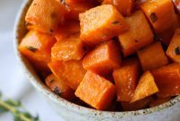 Maple Glazed Sweet Potatoes