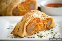 Braided Spaghetti and Meatball Bake