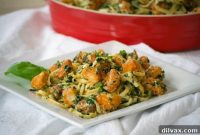 Zesty Buffalo Chicken Spinach Alfredo