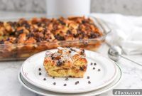 Easy Chocolate Croissant French Toast Bake