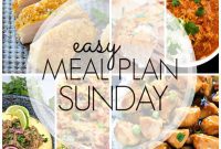 Easy Weekly Meal Plan: Sunday Edition – Week 80