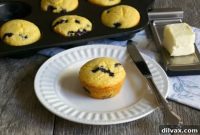 Hearty Blueberry Cornmeal Muffins