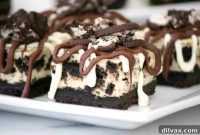 Dreamy Cookies and Cream Cheesecake Bars