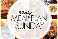 Effortless Sunday Meals: Your Weekly Plan