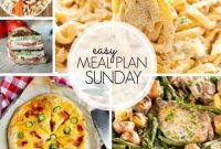 Sunday’s Simple Meal Plan Week 103