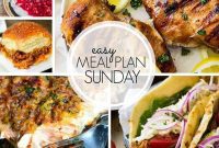 Sunday’s Simple Kitchen: Meal Plan 105