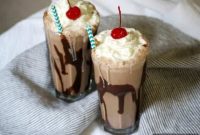 Decadent Double Chocolate Malt Shake