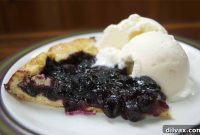 Rustic Blueberry Ginger Galette