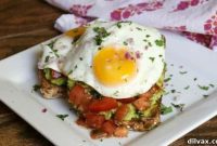 Mediterranean Avocado Egg Toast