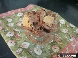 Homemade Chocolate Peanut Butter Ice Cream
