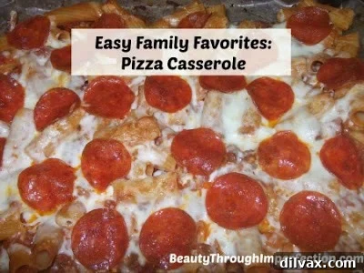 Hearty Pizza Casserole with Pepperoni and Cheese