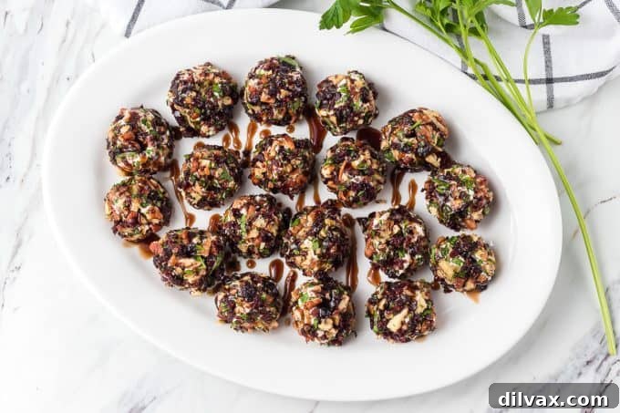 Cranberry Pecan Goat Cheese Bites