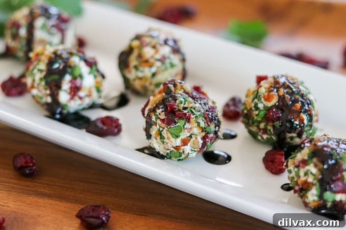 Quick and easy to make, these Cranberry Pecan Goat Cheese Bites are a great appetizer for any event.