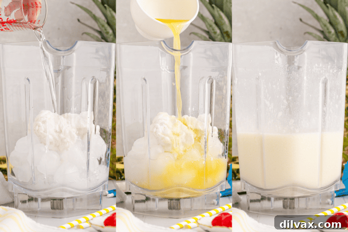 Azure Abyss Elixir 5 First steps of making a Blue Ocean Cocktail, showing blue curaçao in a glass