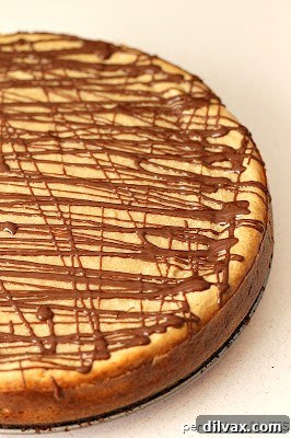 Brownie Bottom Peanut Butter Cheesecake from Persnickety Plates