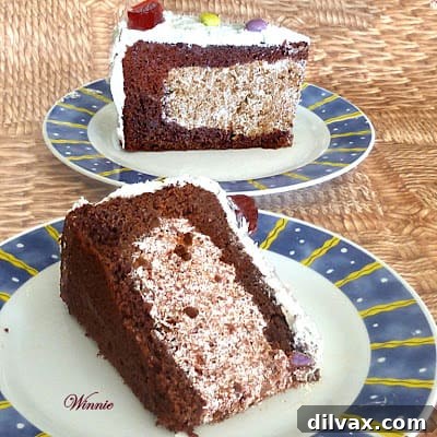 Wondrous Wednesdays 4 Decadent Chocolate Cake with a surprise whipped cream filling