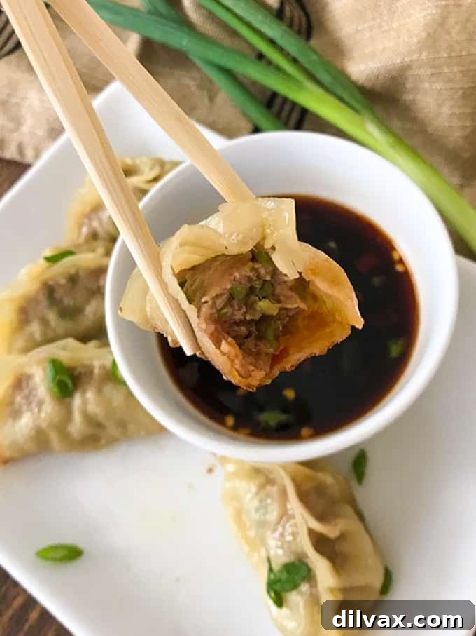 Mastering Pork Cuts 14 These easy Pork Potstickers with ground pork, ginger, garlic, cabbage and soy sauce wrapped in a light dough are perfect as an appetizer or main course!
