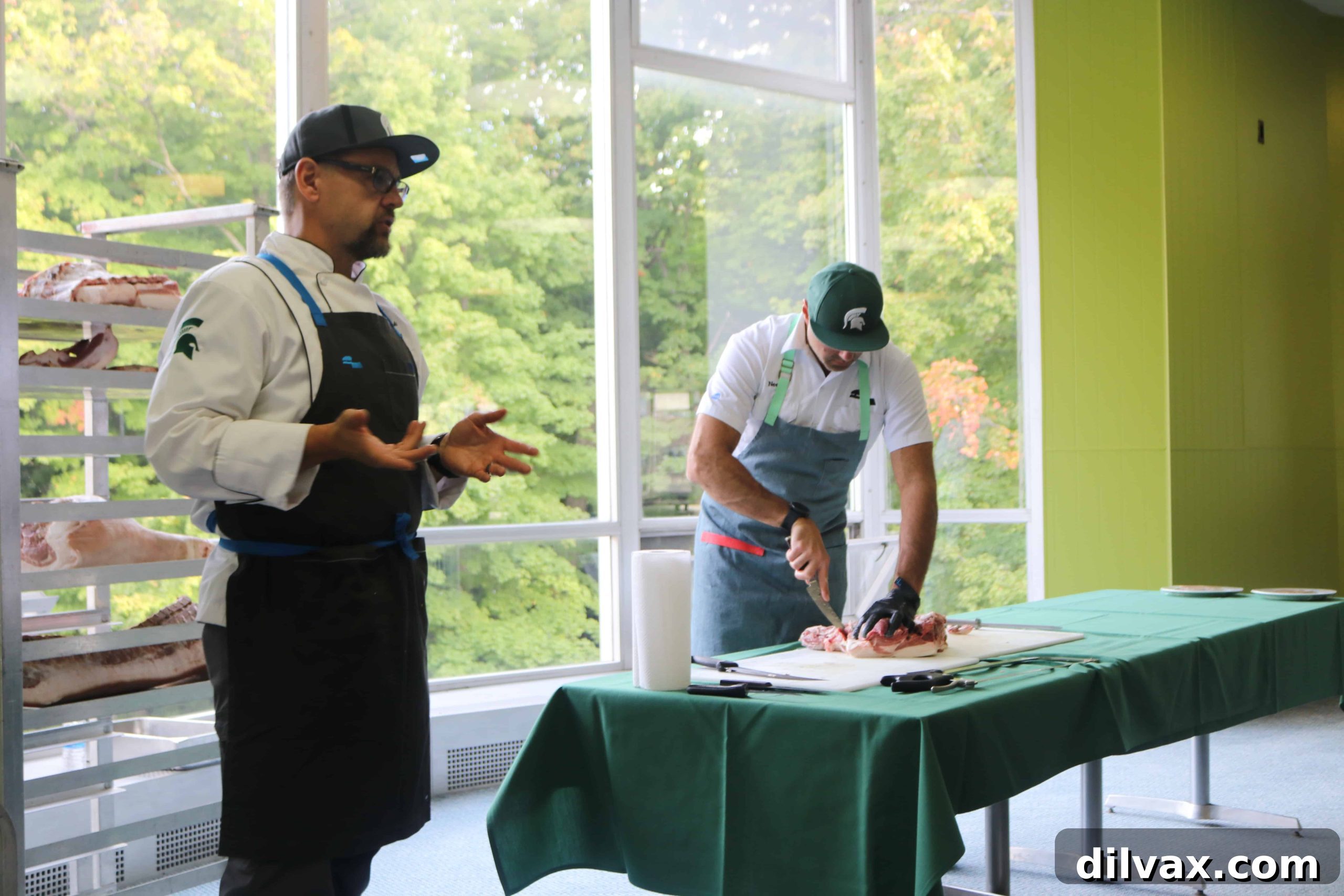 Pork Cuts Explained 5 A pork fabrication at Michigan State University.