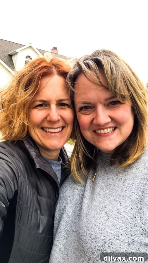 Furry Friday: Pawsitively Pining 6 Lynne Feifer of 365 Days of Baking and More, reunited with her close friend Mary Younkin of Barefeet in the Kitchen, during the cross-country move.