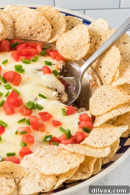 Easy Layered Taco Dip