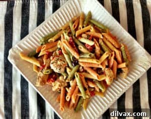 Healthy and quick Greek Chicken Pasta recipe for weeknights