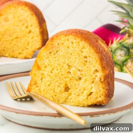Pineapple Rum Cake