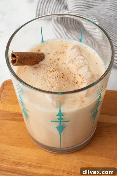 Horchata - A Mexican rice and cinnamon drink.