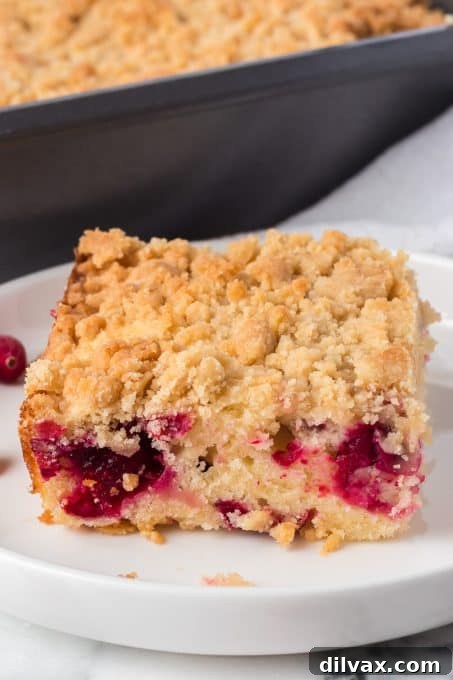 Easy Cranberry Coffee Cake