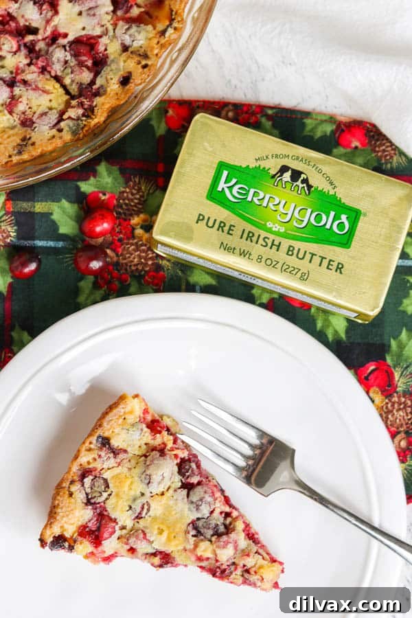 A beautiful full Easy Cranberry Pie Recipe, fresh out of the oven, showcasing its golden crust and vibrant cranberries.