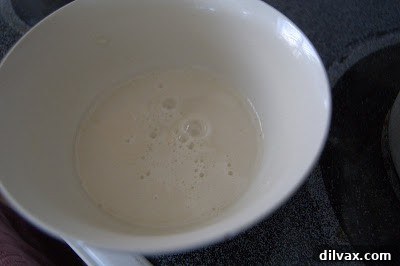 The Secret Recipe for Turkish Delight Revealed 5 Bowl of softened gelatin after being microwaved.