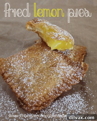 Wonderful Wednesdays 7 4 Fried Lemon Pies - Golden fried pastries filled with tangy lemon cream.
