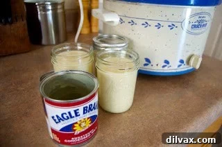 Jar of homemade Dulce De Leche