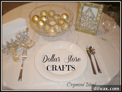 Wicked Good Wednesdays: Second Helping 3 Creative Dollar Store Christmas Decorations from Organized Island Blog