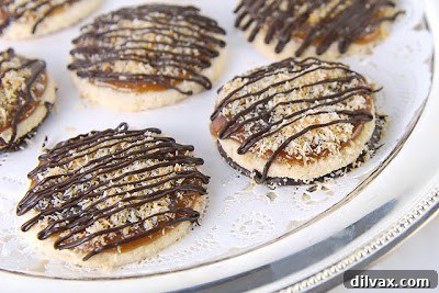 Wicked Good Wednesdays: Second Helping 5 Chocolate Caramel Coconut Cookies Recipe by Simply Gourmet