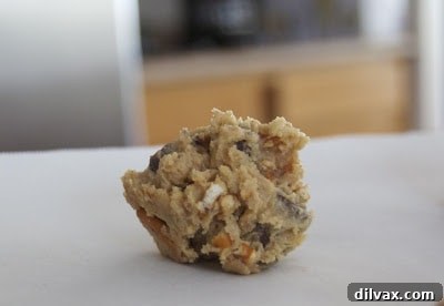 A plate of Chocolate Chip Caramel Peanut Butter Pretzel Cookies, ready to be enjoyed.