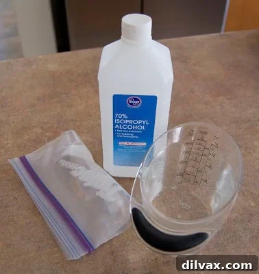 Homemade flexible ice pack ready to use