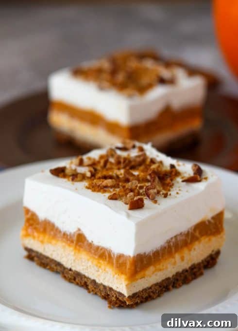 No Bake Pumpkin Dream Bars