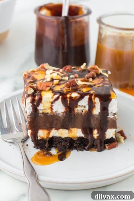 No Bake Turtle Dream Bars