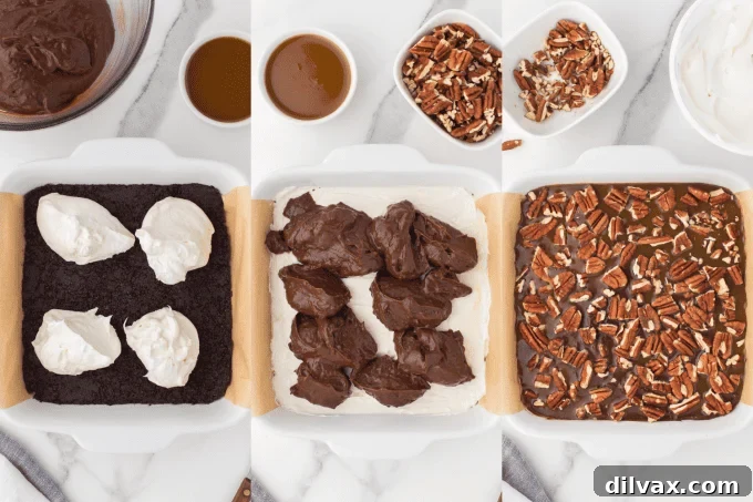 Assembling the Turtle Lasagna.