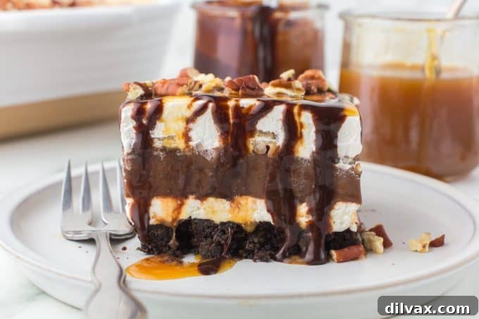 No Bake Turtle Dream Bars