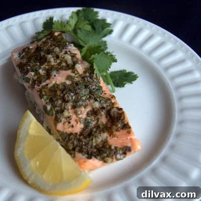 Basil Baked Salmon A delicious fish dish, this Basil Baked Salmon is prepped and on your table in less than a half an hour. It makes a delicious and easy weeknight meal!