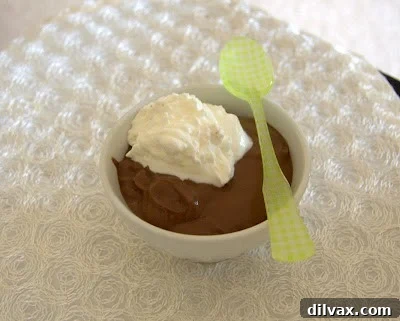 Ingredients laid out for homemade chocolate pudding preparation.