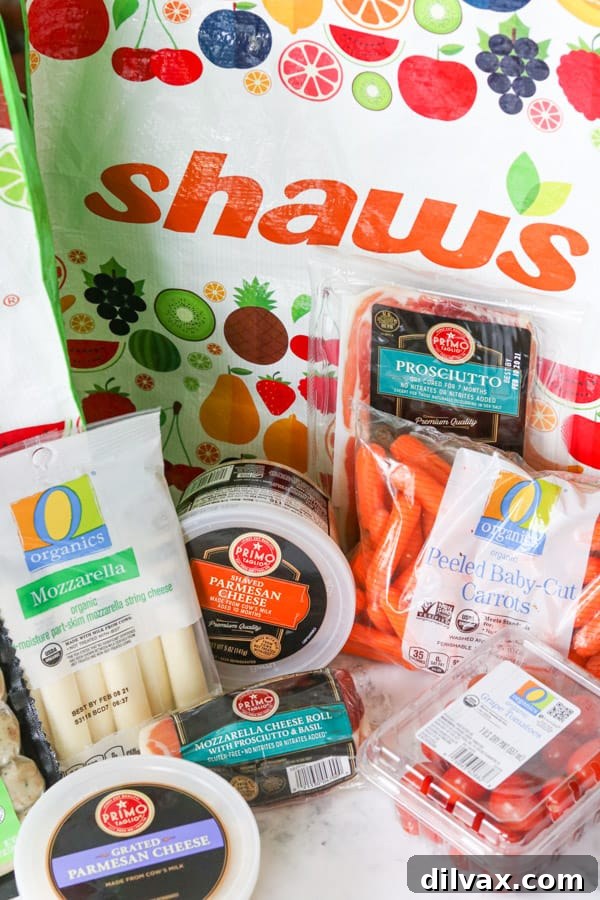 The Art of Building a Charcuterie Board 4 Shaw's O Organics® and Primo Taglio® products for a meat and cheese board / charcuterie.