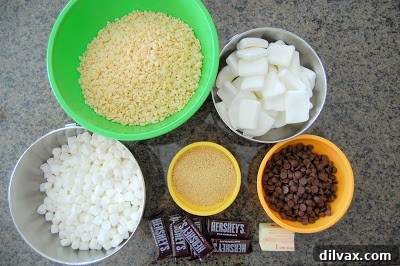 Melted butter and miniature marshmallows in a saucepan