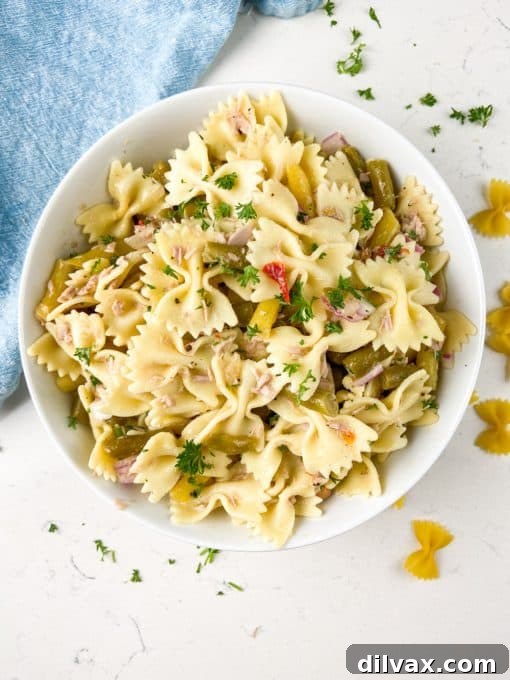 Savory Tuna & Four-Bean Pasta Medley 5 4-Bean Tuna Pasta Salad.