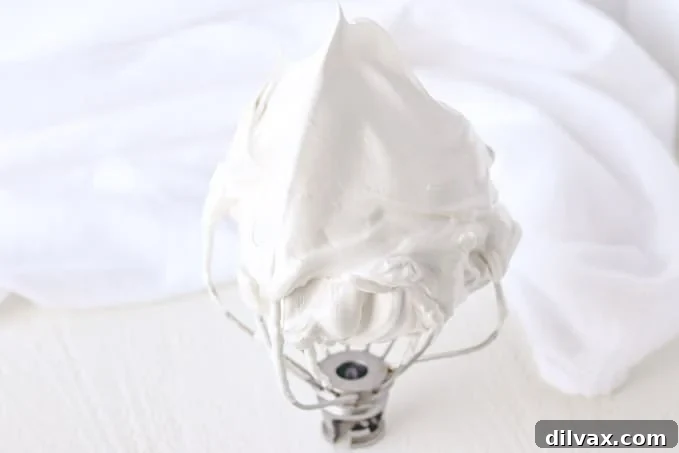 Fluffy Mallow Cloud Frosting 2 Homemade frosting with egg whites, sugar, and cream of tartar.