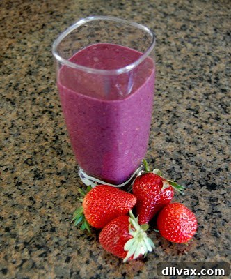 Weekend Bliss: Blackberry Strawberry Smoothie 4 img 227 3