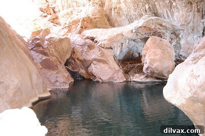 Further view inside Tonto Natural Bridge, capturing more of its unique geological features.