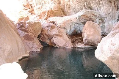 Another stunning view of the interior of Tonto Natural Bridge.