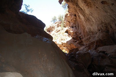 Another perspective of the stunning natural formations inside Tonto Natural Bridge.